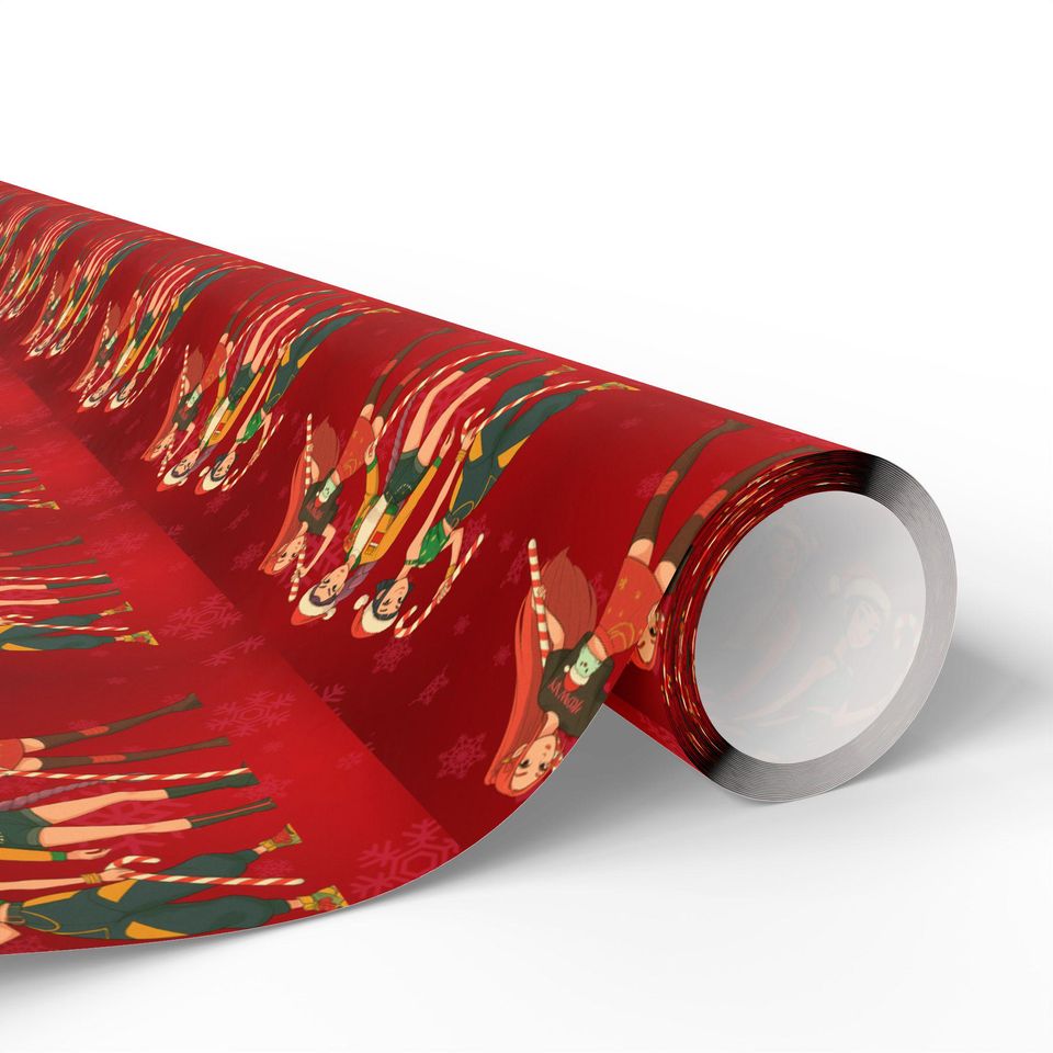 K-pop demon hunters wrapping paper Christmas anime gift wrap, kids holiday present decor, festive wrapping sheets, unique paper roll