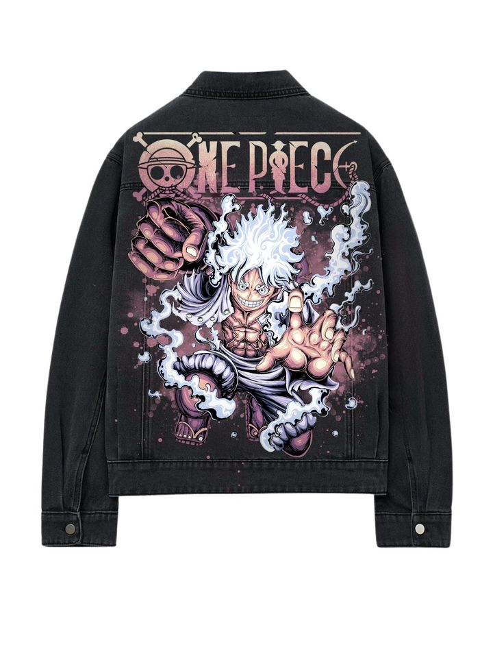 Anime Denim Jacket: Custom Personalized Clothing, Gift for Disney Fans