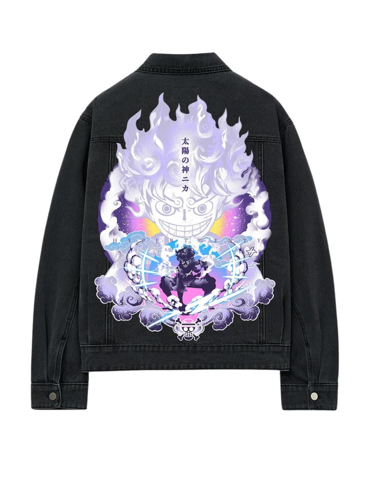 Anime Denim Jacket: Custom Personalized Clothing, Gift for Disney Fans