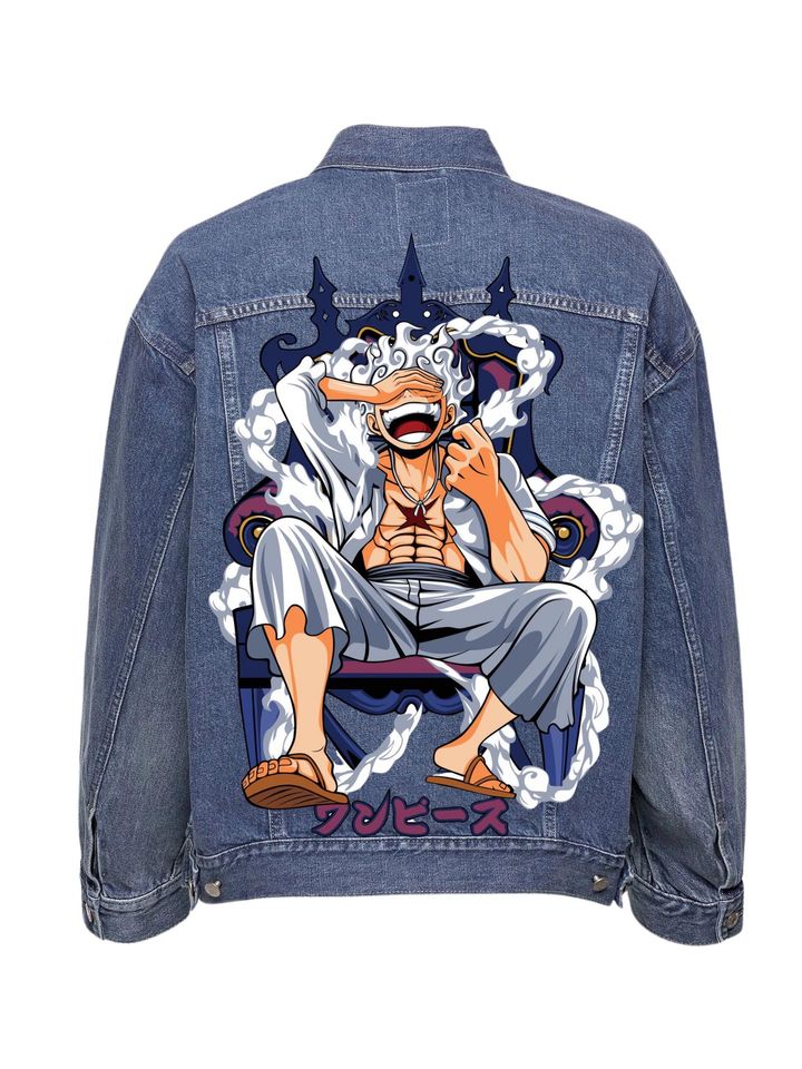 Anime Denim Jacket: Custom Personalized Clothing, Gift for Disney Fans