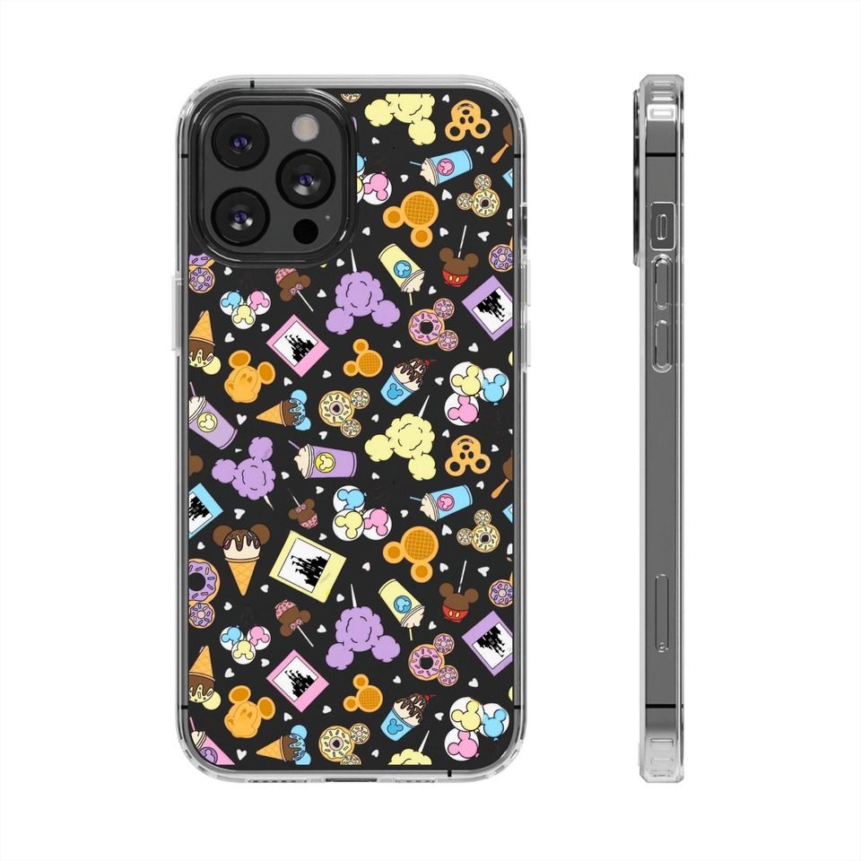Disney Snacks Clear Case, Disney Iphone Cover,  Phone Accessories, Iphone 15 Pro Max Protective