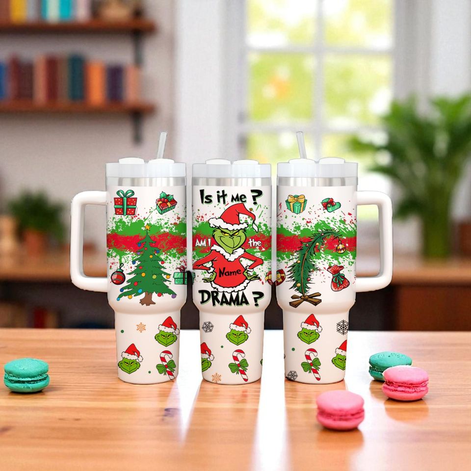 Disney Christmas Grin Tumbler 40oz, Christmas Gift