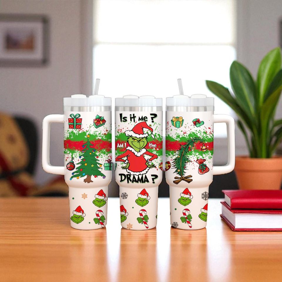 Disney Christmas Grin Tumbler 40oz, Christmas Gift