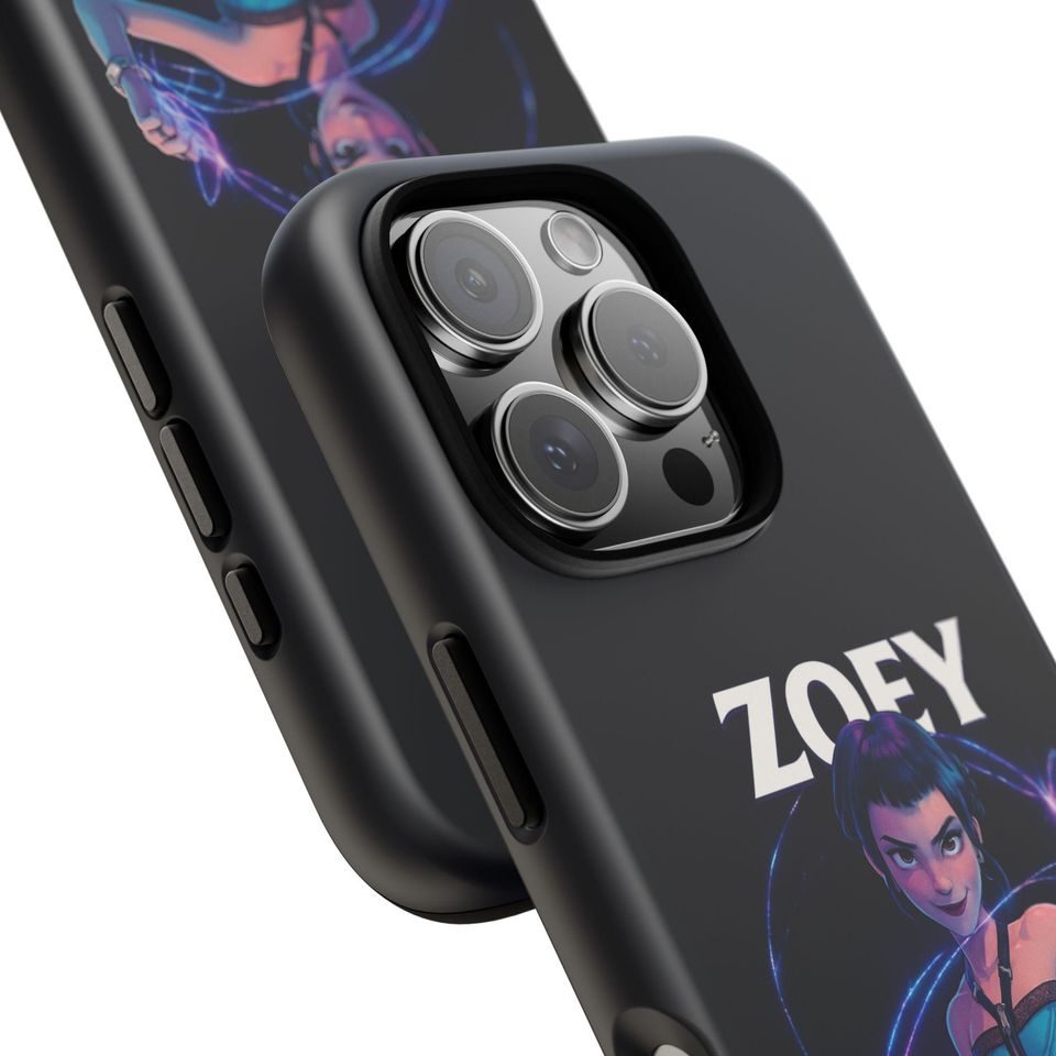 K-Pop Demon Hunter Phone Case, kpop Lovers Zoey Design