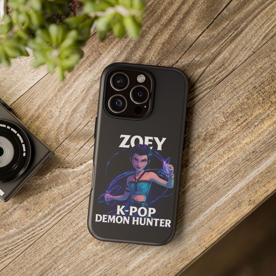 K-Pop Demon Hunter Phone Case, kpop Lovers Zoey Design