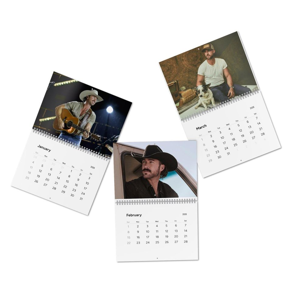 Riley Green Standard Wall Calendar (2026)