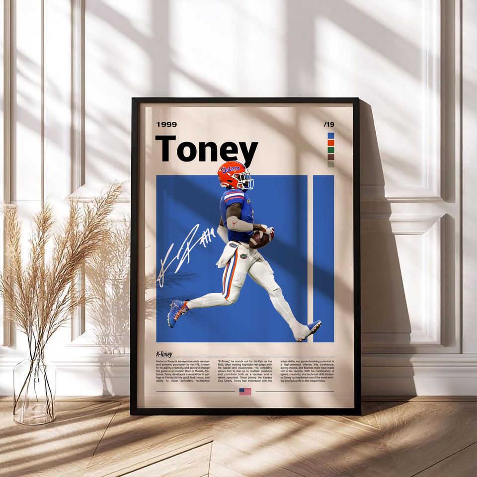 Kadarius Toney Chiefs Football Wall Poster