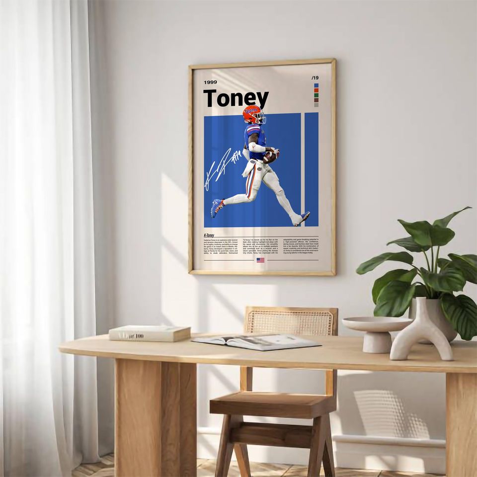 Kadarius Toney Chiefs Football Wall Poster