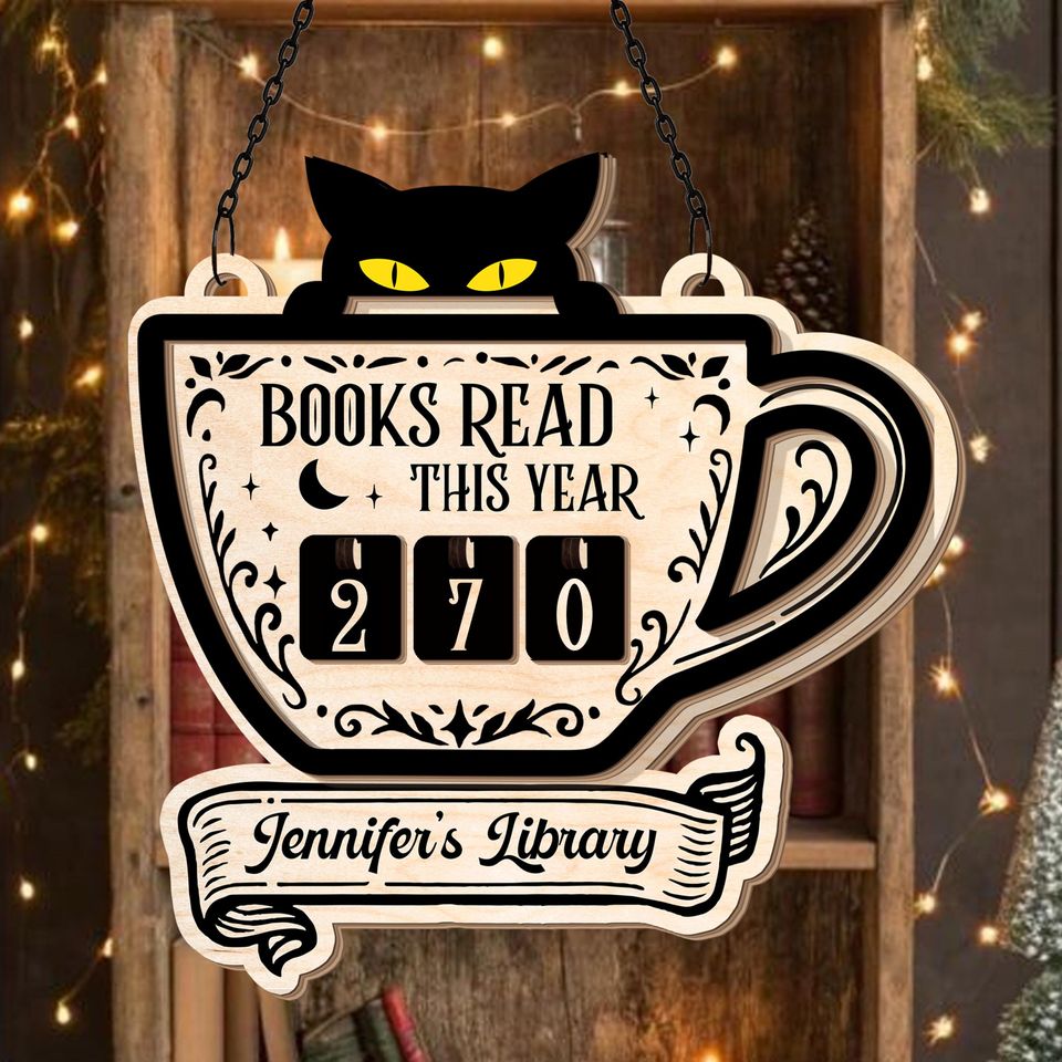 Personalized Books Read Tracker, Book Tracker, Books Read This Year Counter