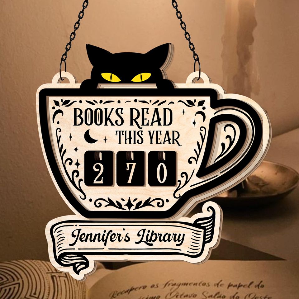 Personalized Books Read Tracker, Book Tracker, Books Read This Year Counter