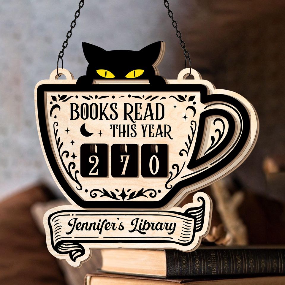Personalized Books Read Tracker, Book Tracker, Books Read This Year Counter