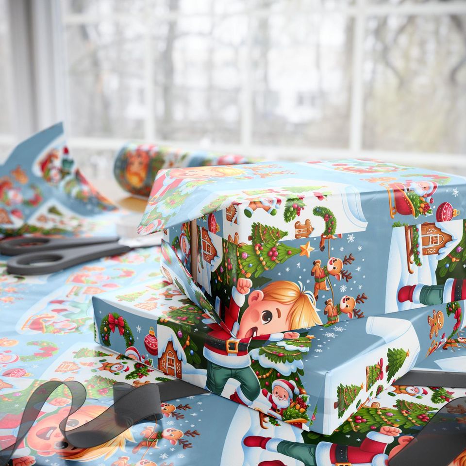 Kids Christmas Wrapping Papers
