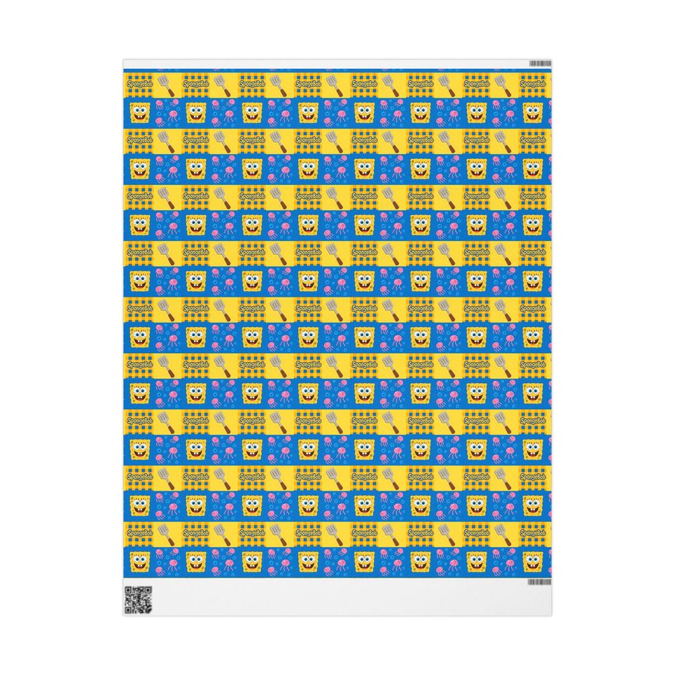 SpongeBob Wrapping Paper: Fun Birthday Gift Wrap for Kids