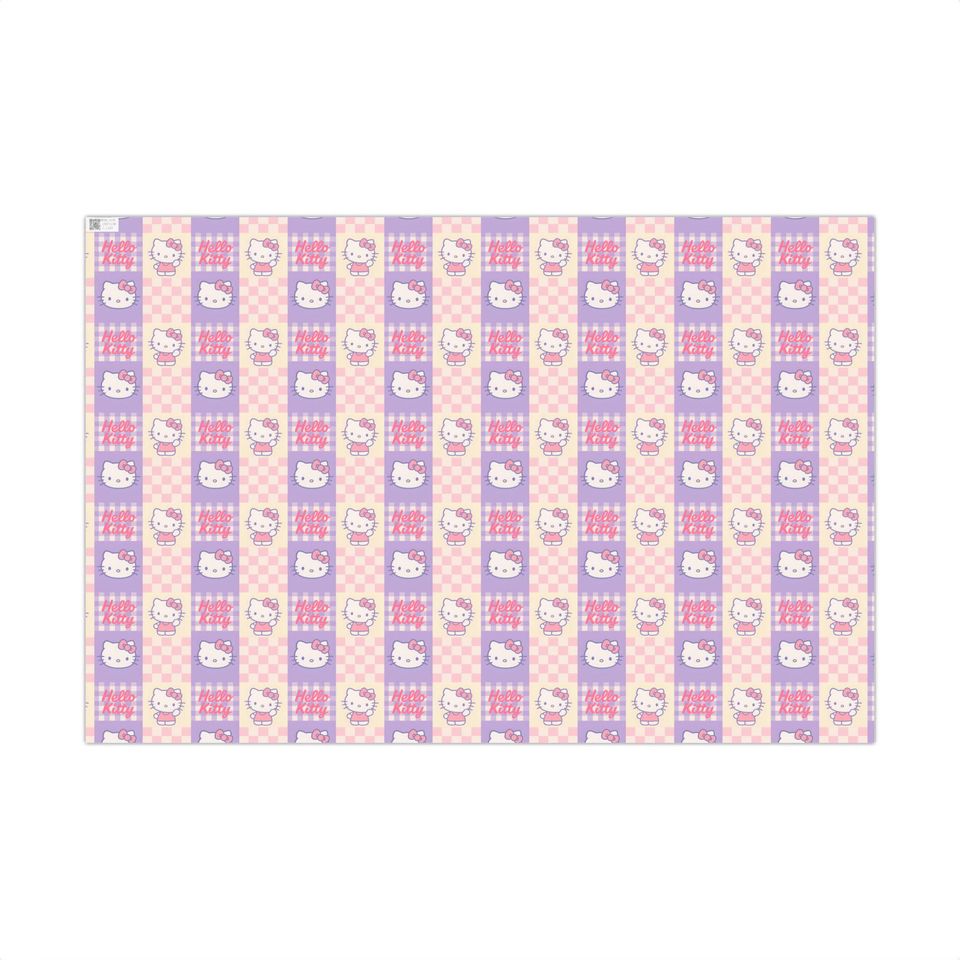 Gift Wrap Paper, Hello Kitty Wrapping Paper for Birthdays, Baby Showers, Holidays
