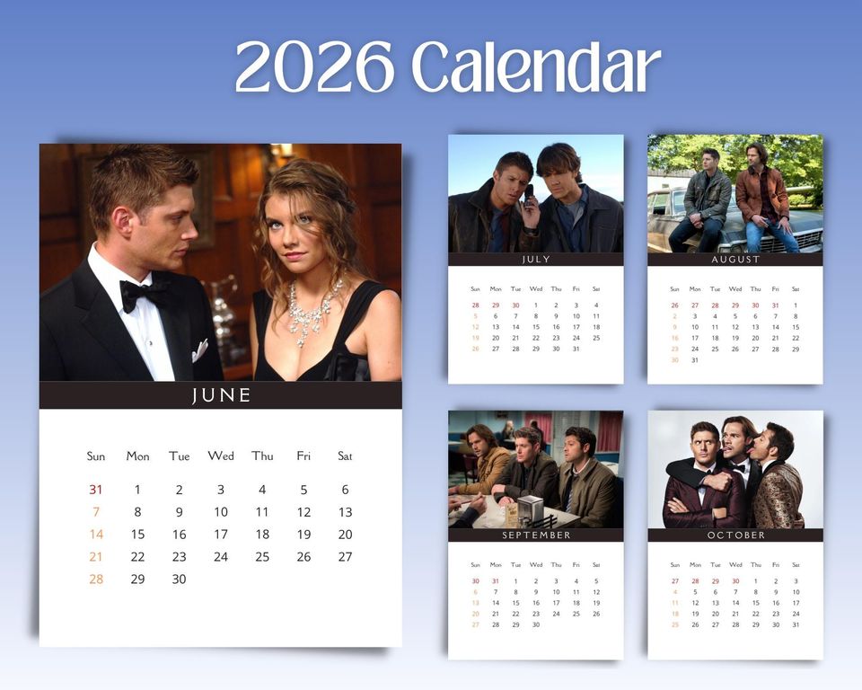 Supernatural 2026 Calendar