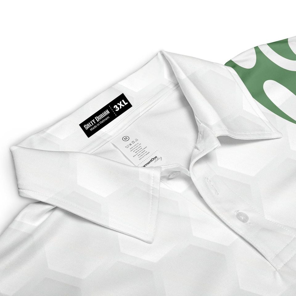 Personalized St. Patrick's Day Golf Polo for Men and Women - Custom Name Shamrock Team Shirt