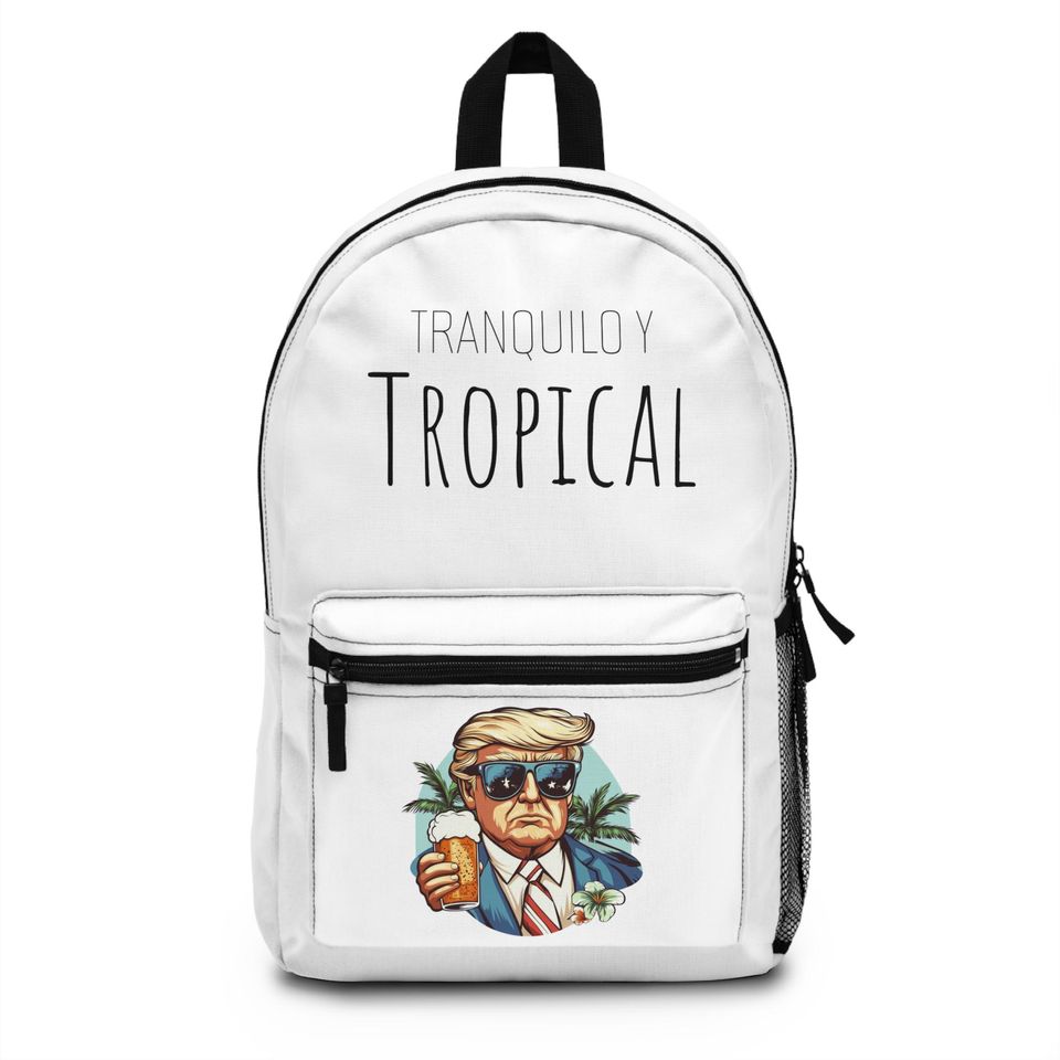TRUMP Tranquilo y Tropical backpack lightweight and waterproof