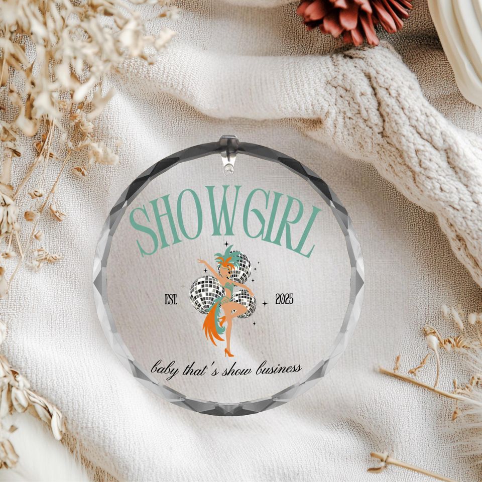 Showgirl Christmas Ornament: Star Shaped Gift for Performers