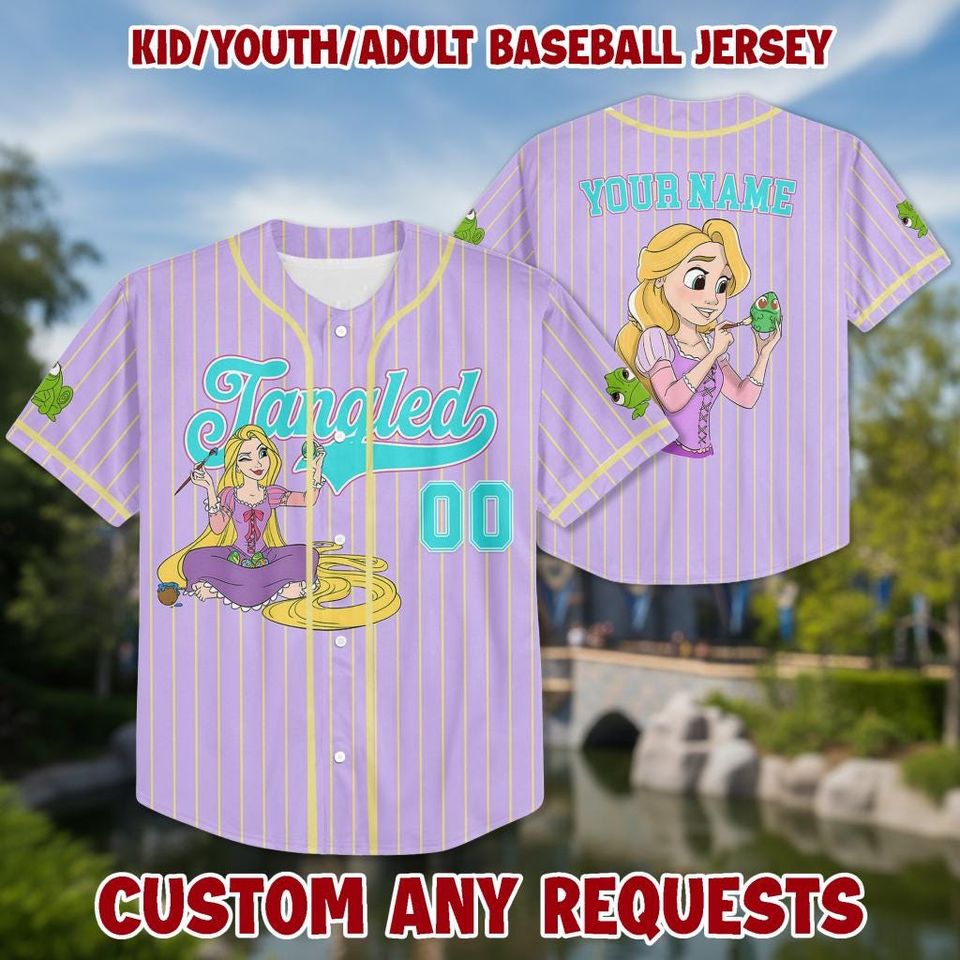 Personalized Princess Baseball Kid Adult Jersey, Easter Gift