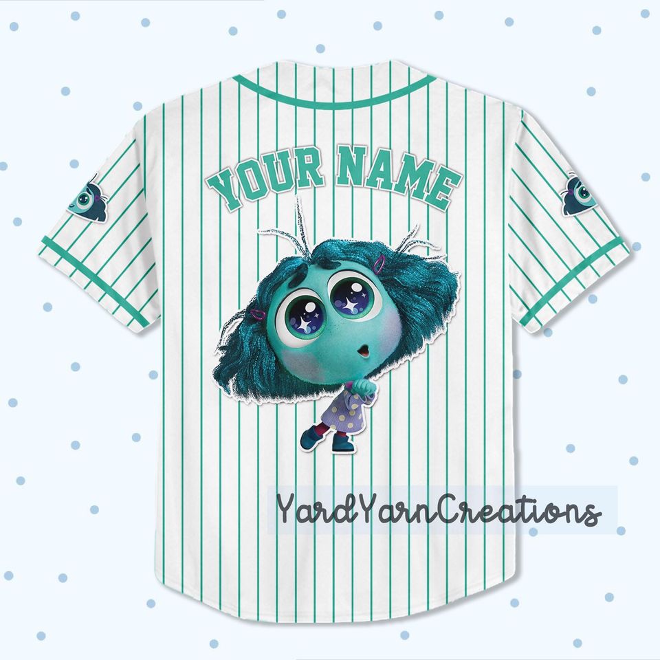 Personalized Envy Baseball Kid Adult Jersey, Disney Cartoon Shirt