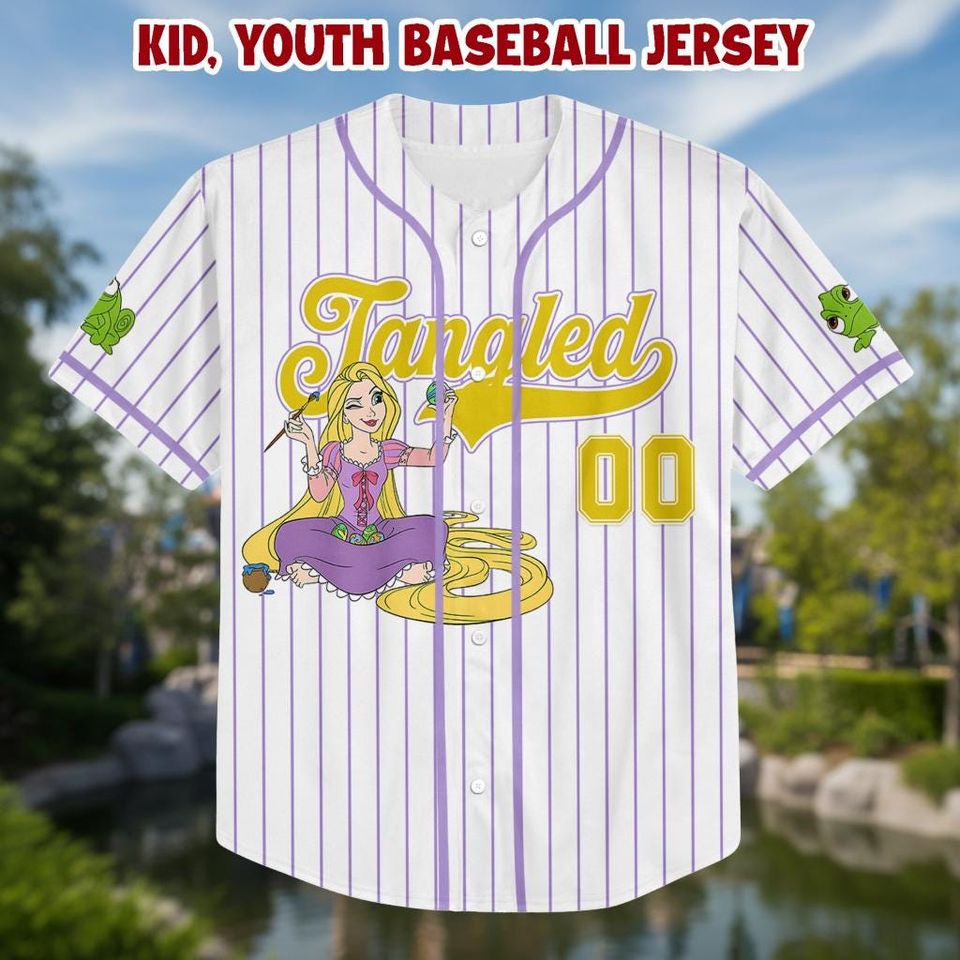 Personalized Princess Baseball Kid Adult Jersey, Easter Gift