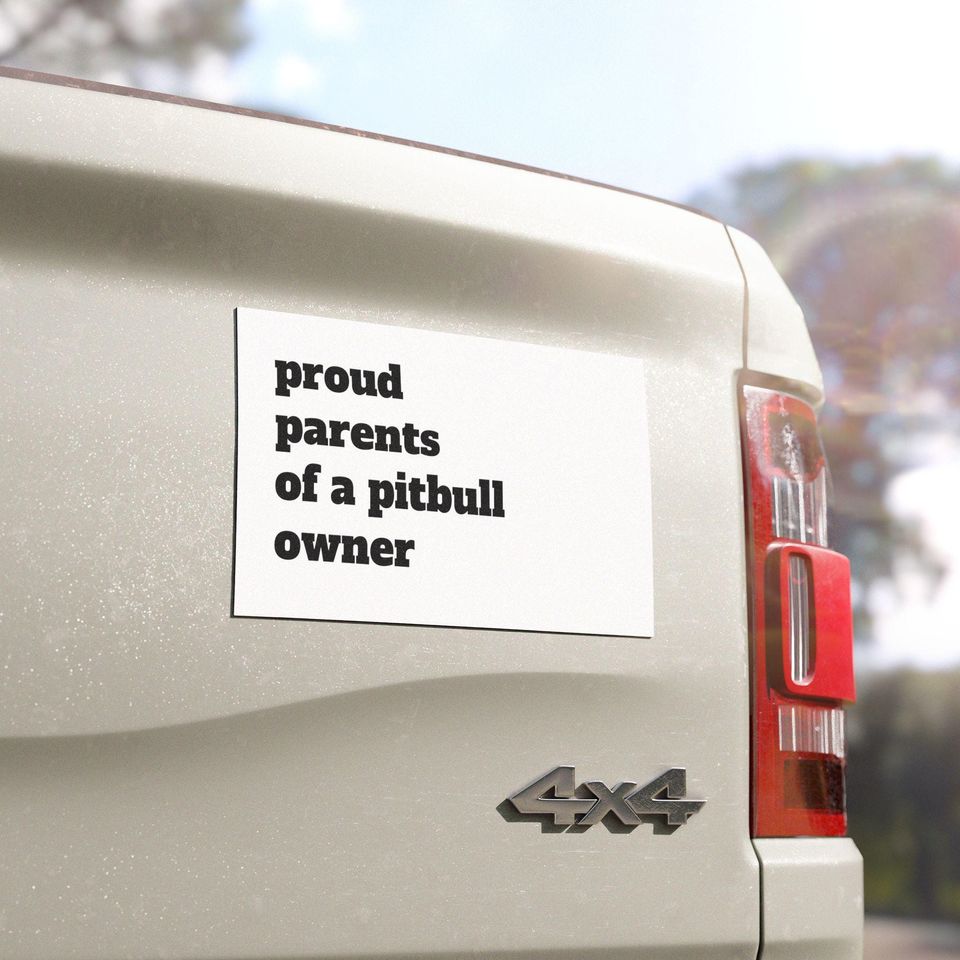 Pitbull Car Magnet