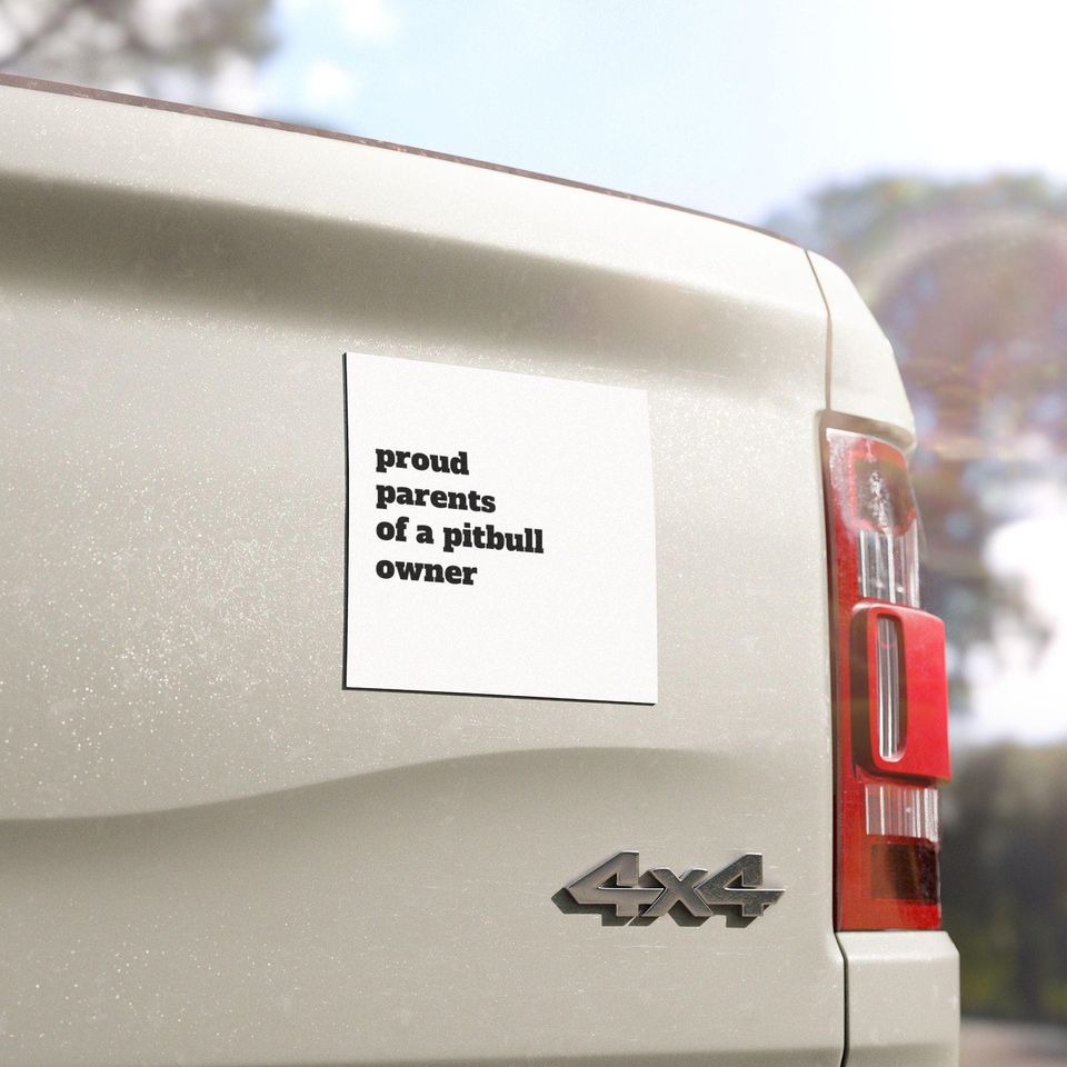 Pitbull Car Magnet