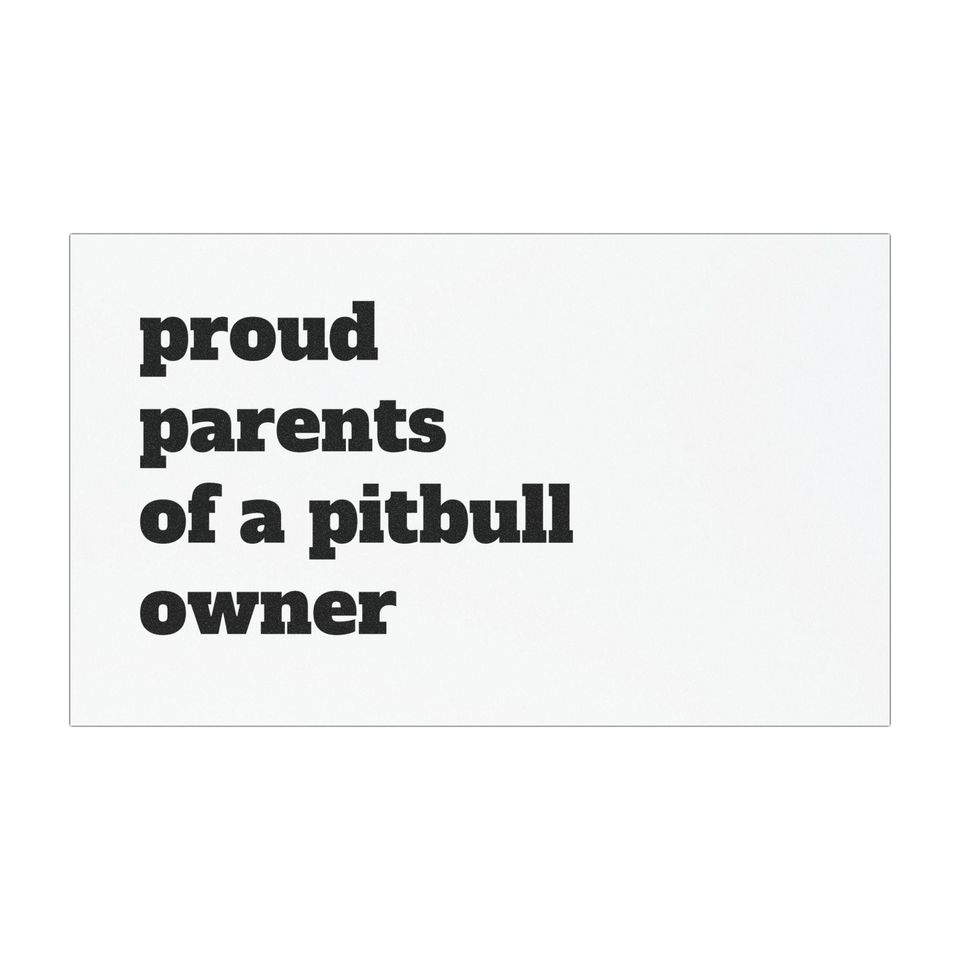 Pitbull Car Magnet