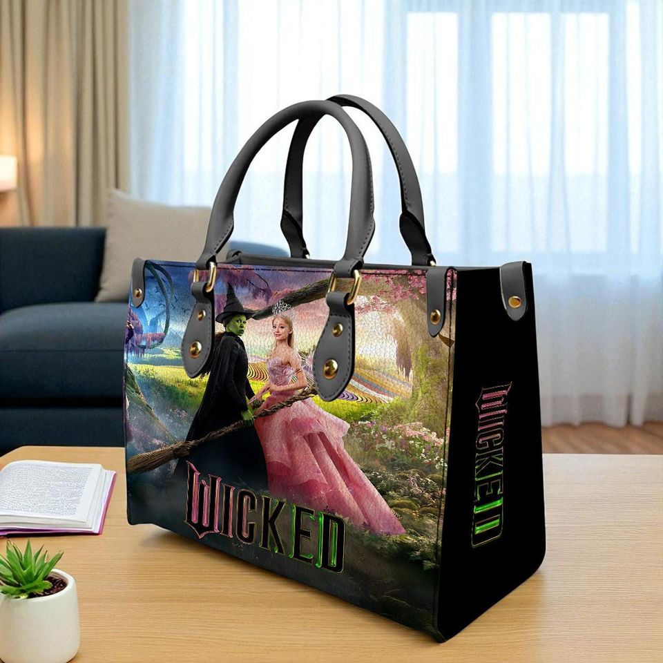 Wicked Witch Leather Bag, Wizard of Oz Elphaba & Glinda Bag