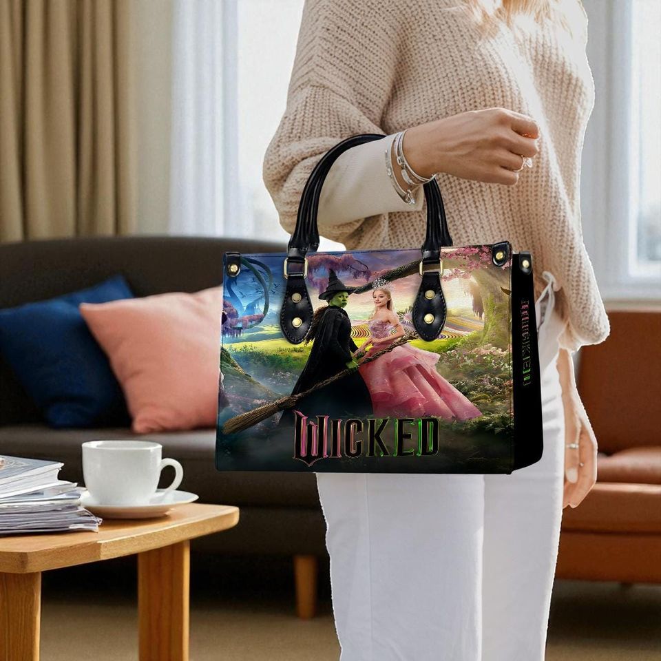 Wicked Witch Leather Bag, Wizard of Oz Elphaba & Glinda Bag