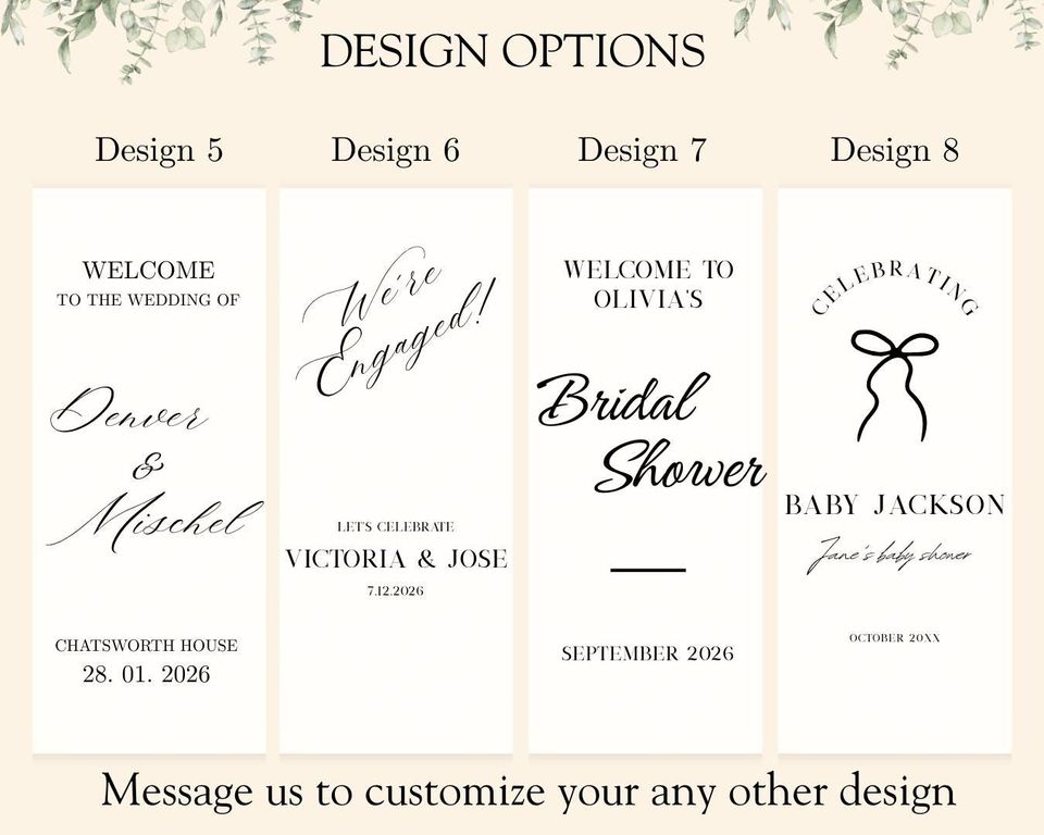Custom Fabric Wedding Welcome Sign  Modern Polycanvas Wedding Sign  Wedding Banner  Personalised Wedding Decor  Engagement Party Sign