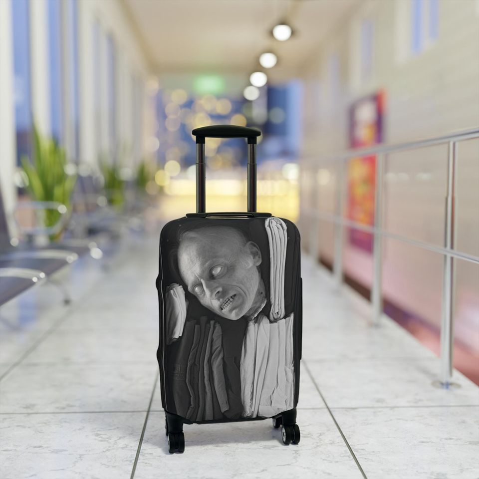 Luggage Cover - Zombie Severed Head X-ray Design
