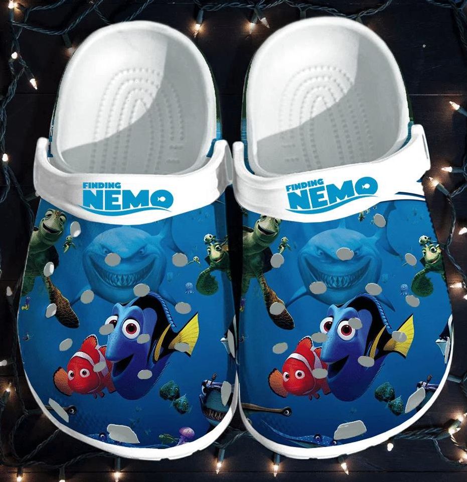 Finding Nemo Clogs Shoes, Finding Nemo Custom Slipper, Custom Clogs, Custom Clogs Shoes, Personalized Shoes