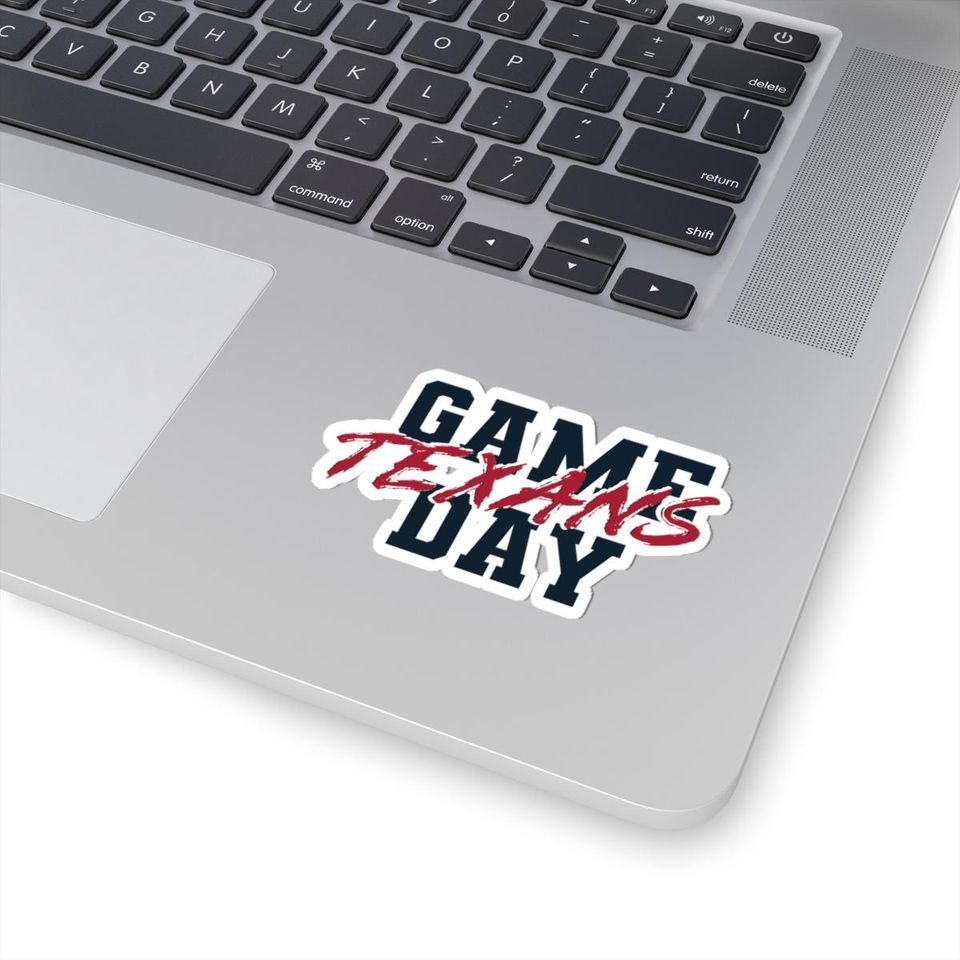 Game Day Sticker, Houston Football Sticker, Texans Football Game Day, Football Fan Sticker