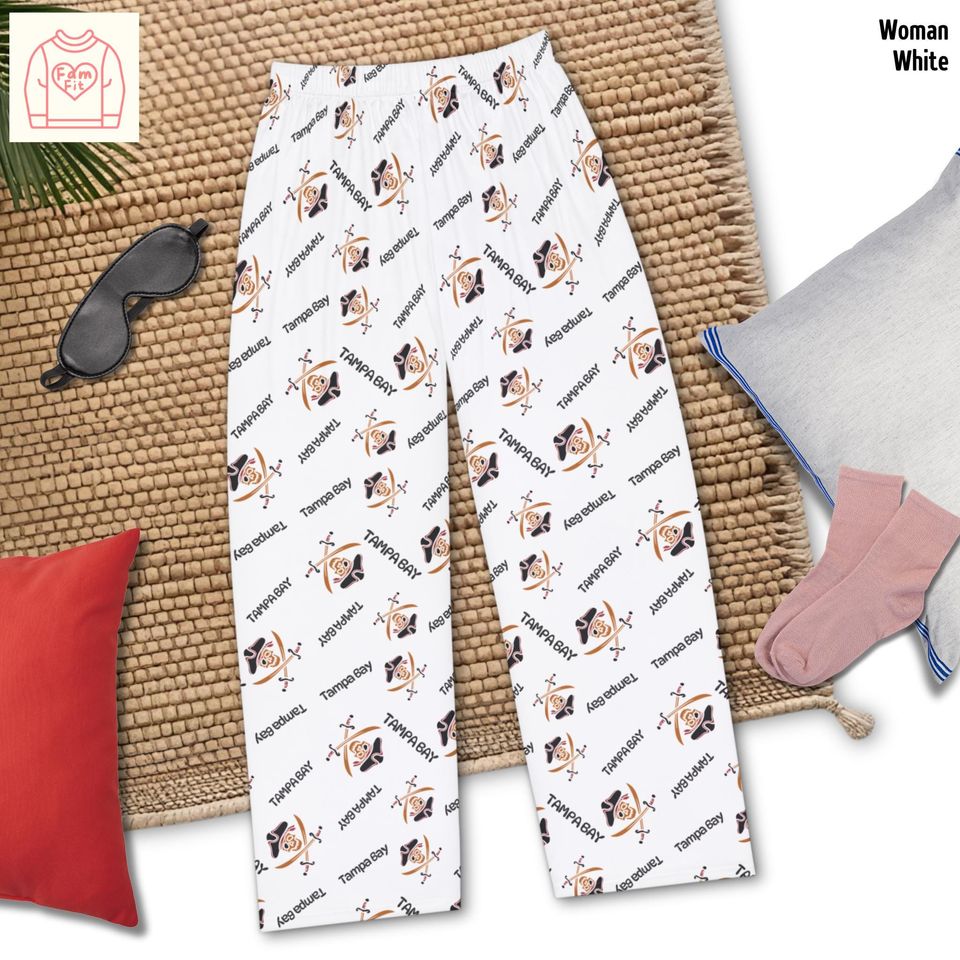 Tampa Bay Pattern Pajama Pants for Women