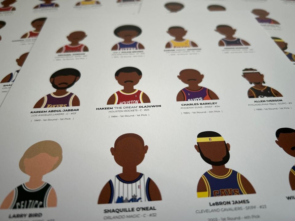 NBA Legends Art Print