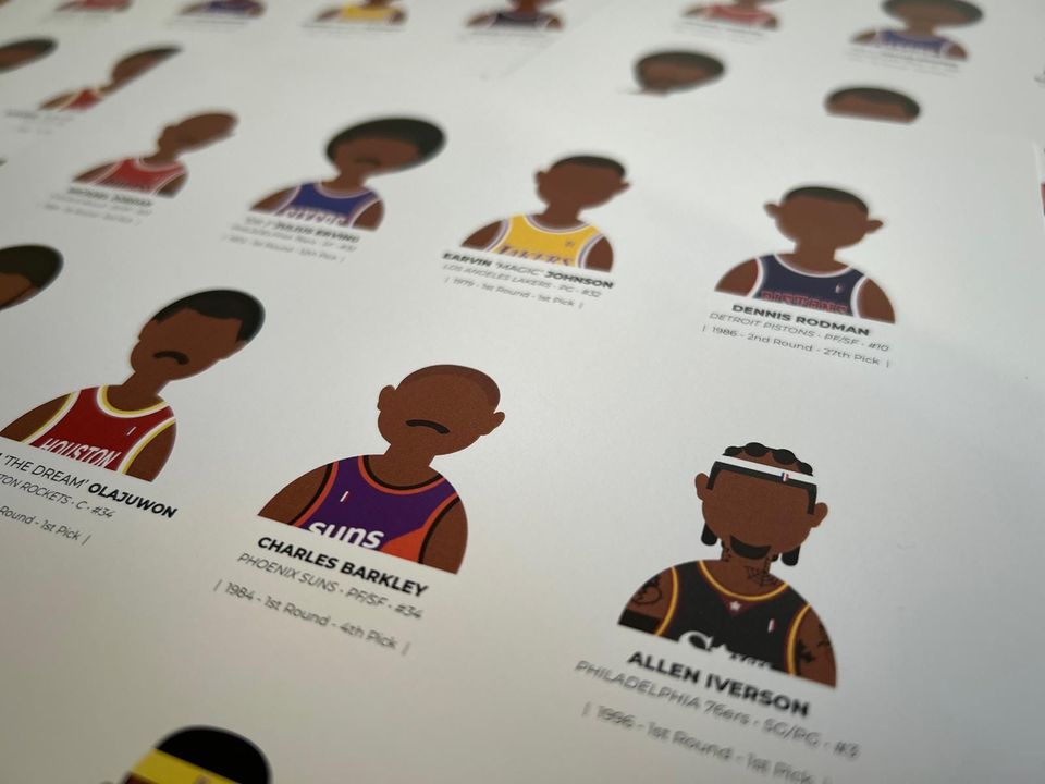 NBA Legends Art Print
