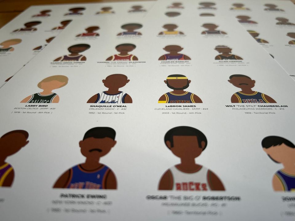 NBA Legends Art Print