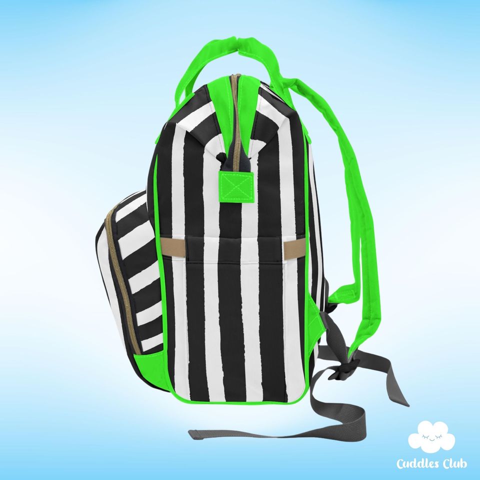 Personalized Goth Diaper Backpack