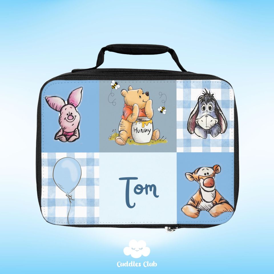 Personalized Pooh Lunch Bag