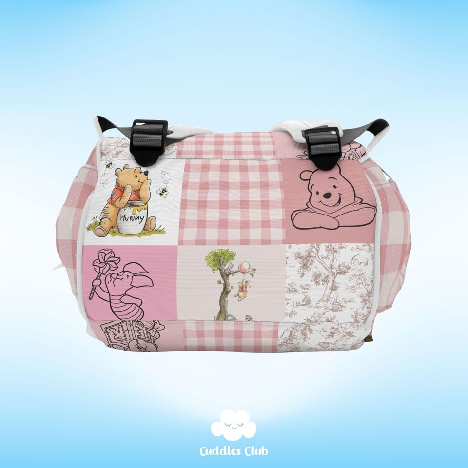 Personalized  Winnie The Pooh Diaper Backpack