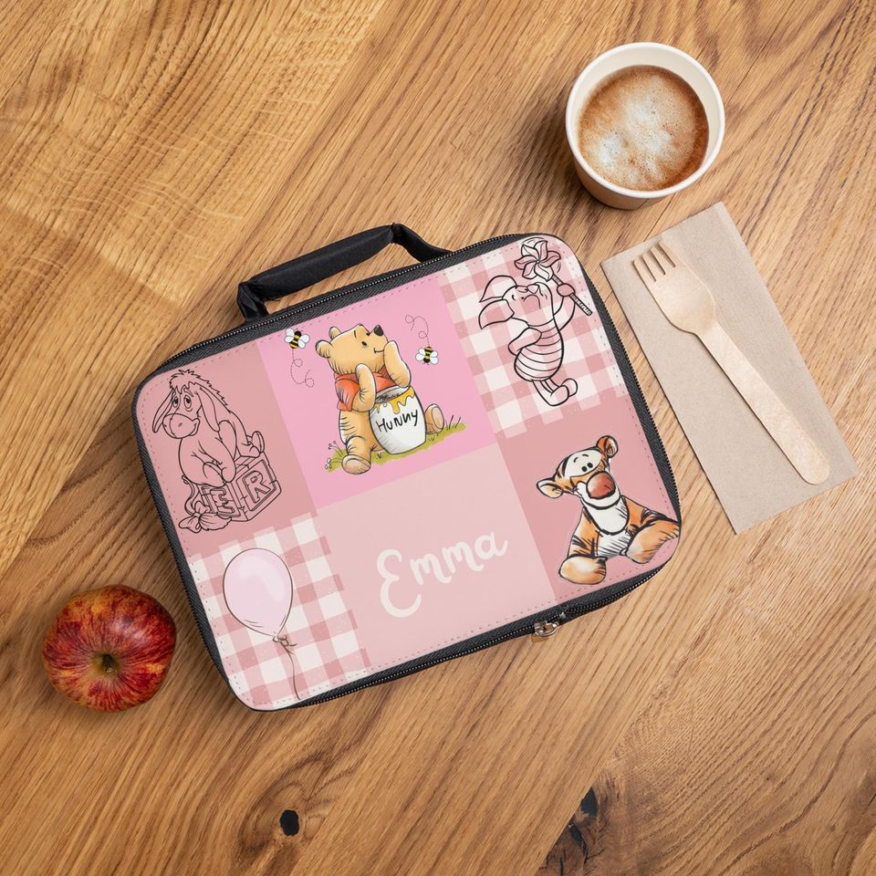 Personalized Pooh Lunch Bag