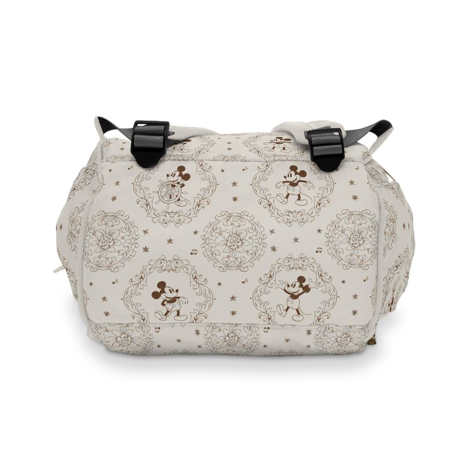 Personalized Diaper Bag Backpack, Toile de Jouy Baby Bag