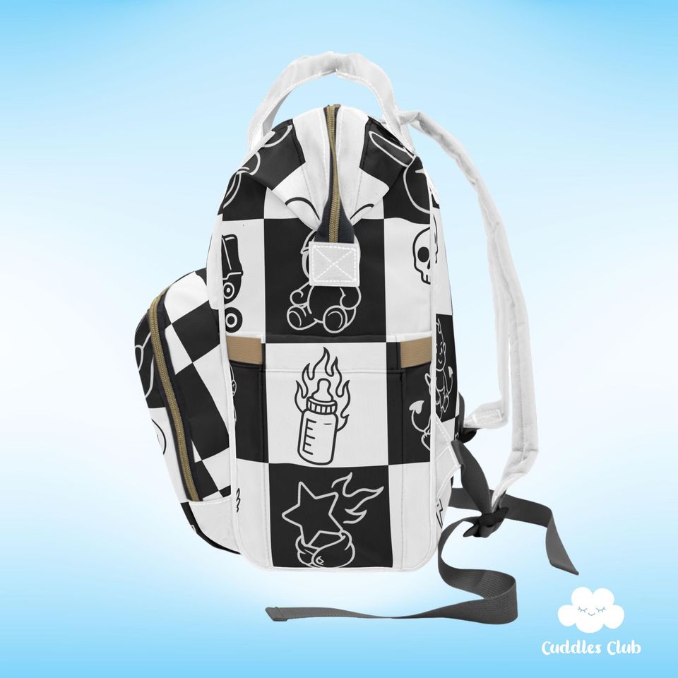 Personalized Rock Music Diaper Backpack