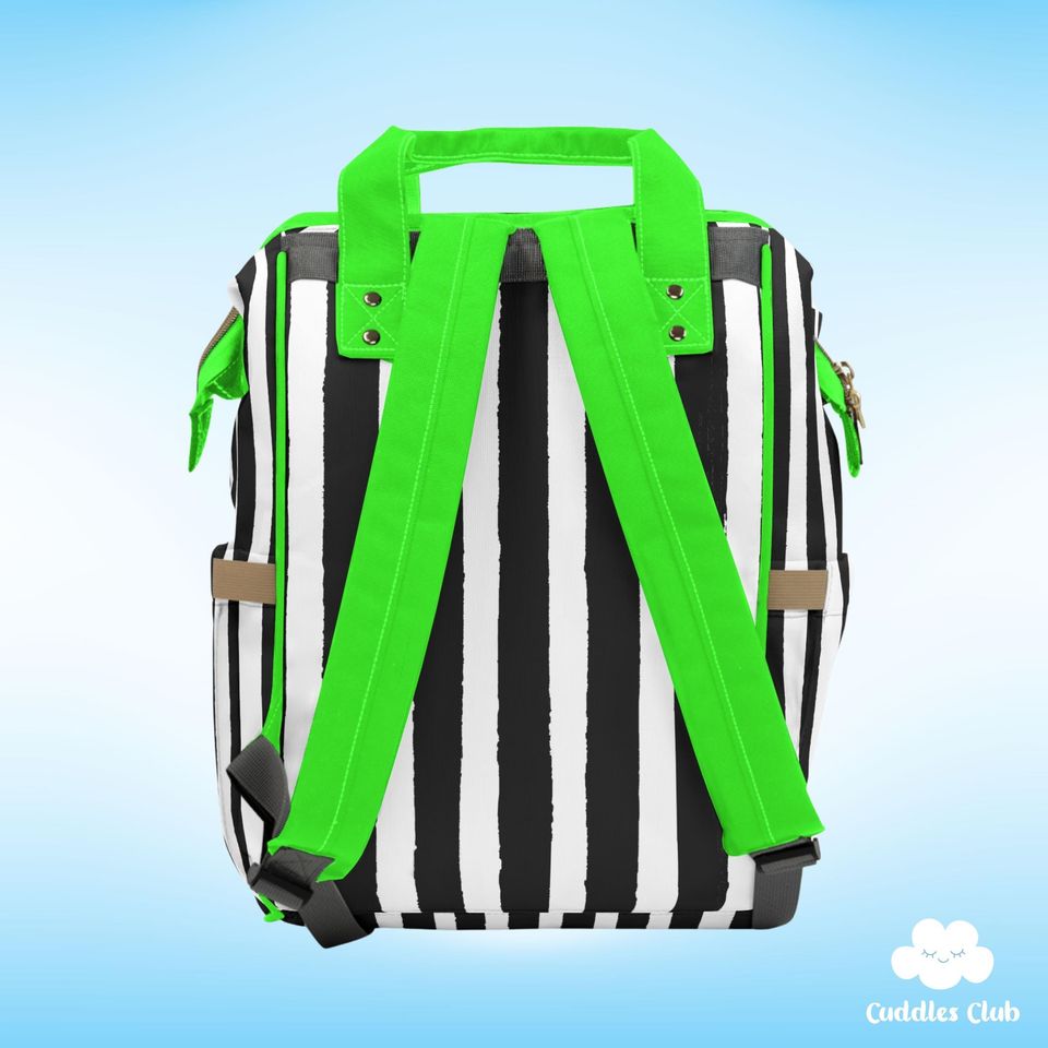 Personalized Goth Diaper Backpack