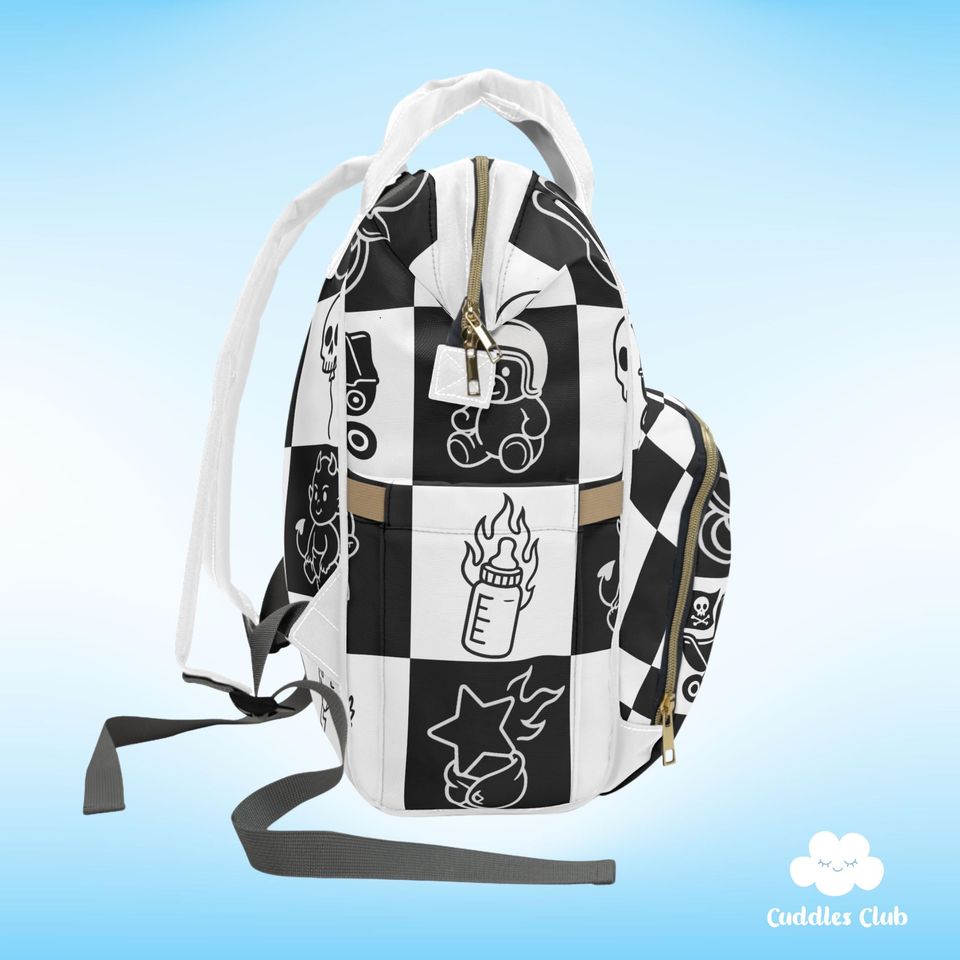 Personalized Rock Music Diaper Backpack