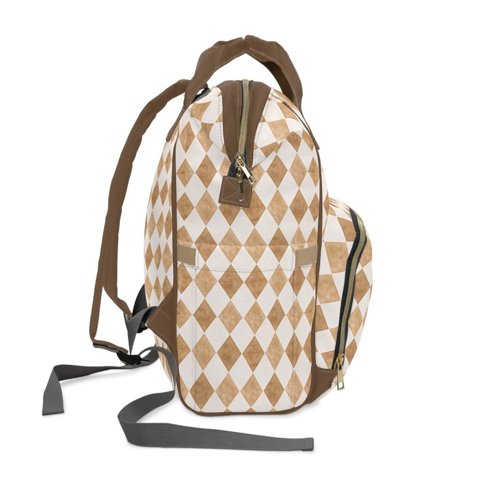 Personalized Vintage Circus Diaper Bag