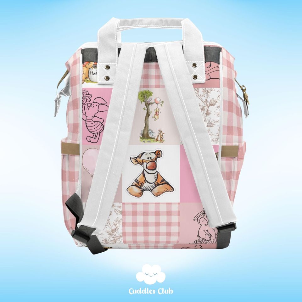 Personalized  Winnie The Pooh Diaper Backpack