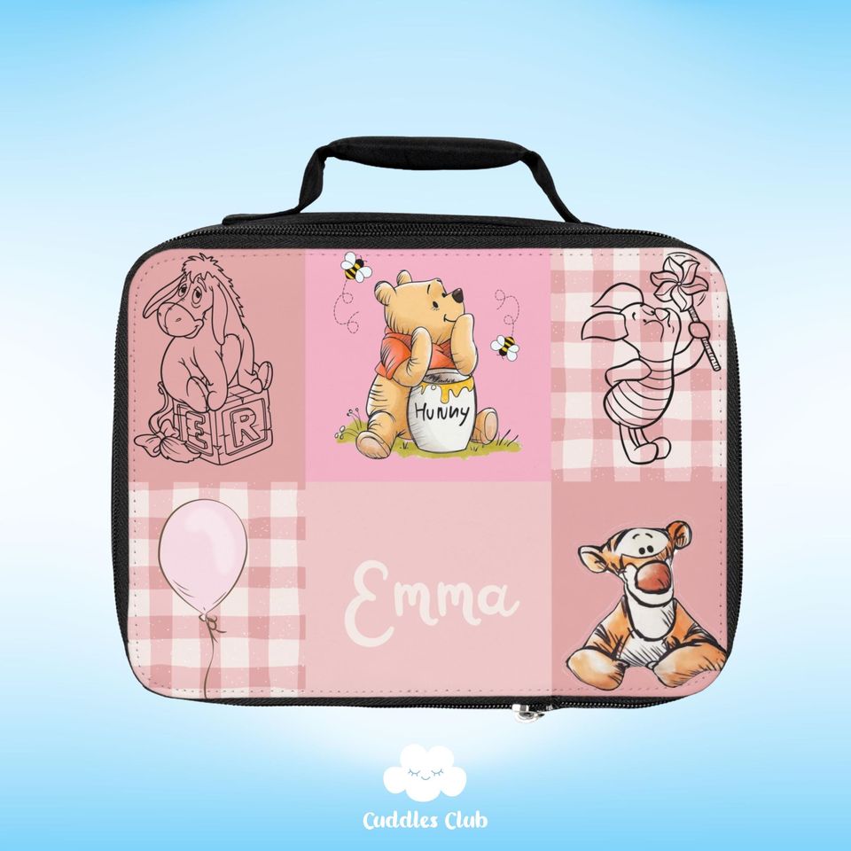 Personalized Pooh Lunch Bag