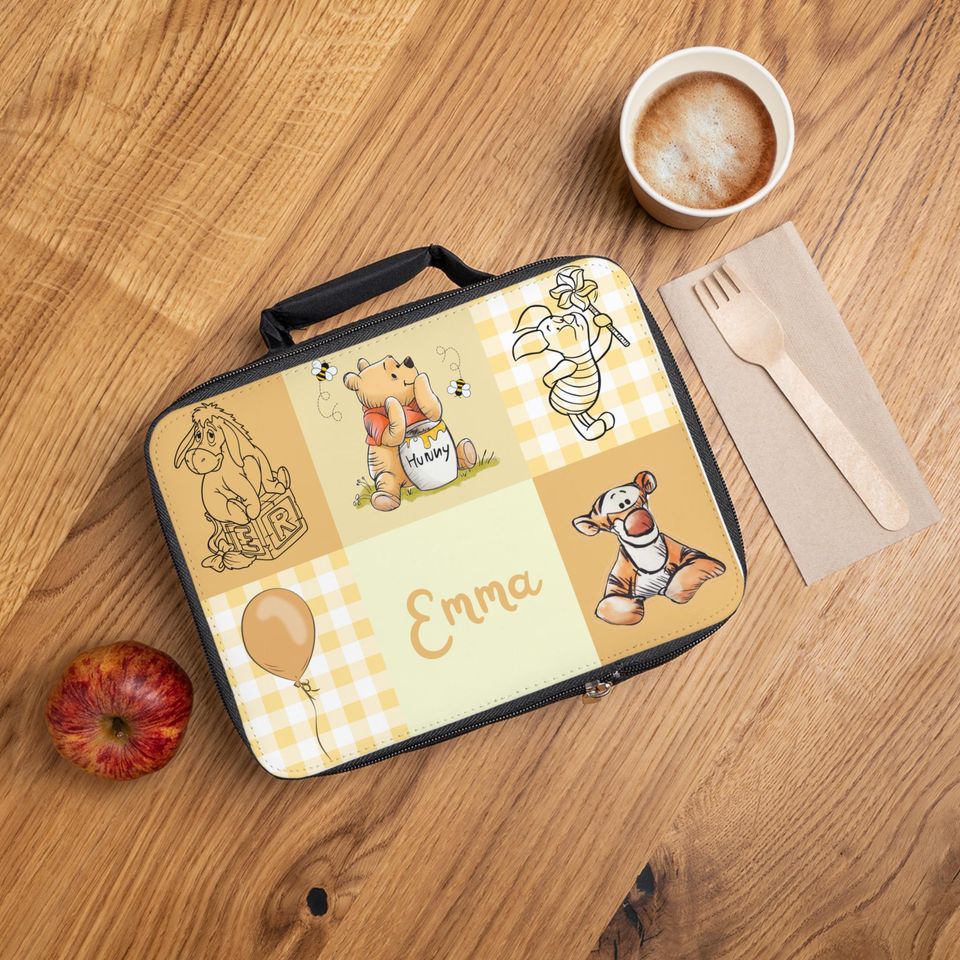 Personalized Pooh Lunch Bag